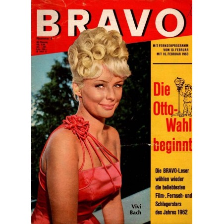 BRAVO Nr.6 / 5 Februar 1963 - Vivi Bach