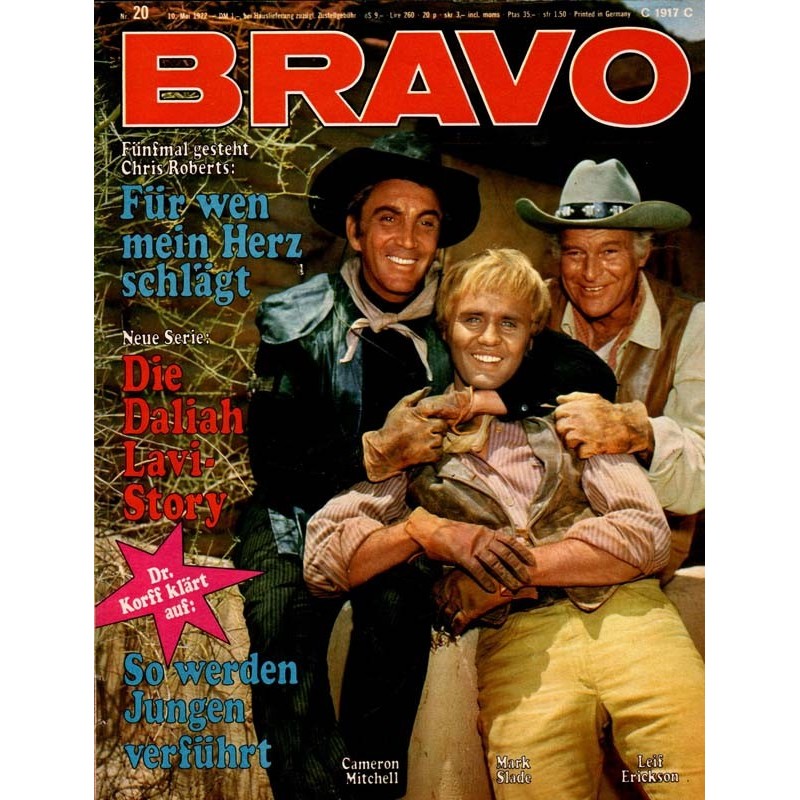 BRAVO Nr.20 / 10 Mai 1972 - The High Chaparral