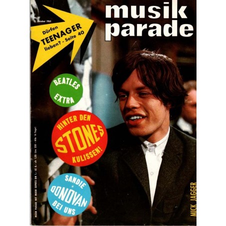 Musik Parade Nr. 47 / 11 Oktober 1965 - Mick Jagger