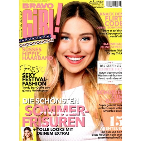 Bravo Girl Nr.7 / 18.5.2016 - Bibi Claßen