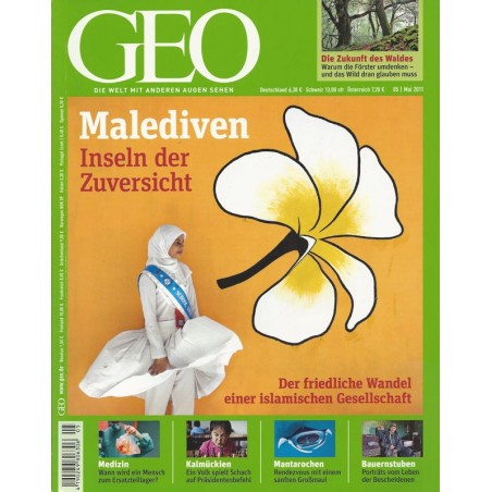 Geo Nr. 5 / Mai 2011 - Maledivien, Inseln der Zuversicht