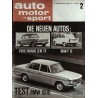 auto motor & sport Heft 2 / 26 Januar 1963 - BMW 1500