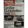 auto motor & sport Heft 20 / 30 Sept. 1967 - Alfa, Daf, Mercedes