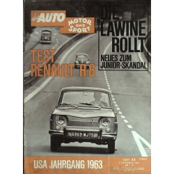 auto motor & sport Heft 23 / 3 November 1962 - Renault R8