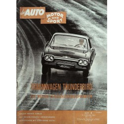 auto motor & sport Heft 4 / 10 Februar 1962 - Thunderbird