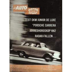 auto motor & sport Heft 2 / 13 Januar 1962 - DKW Junior de Luxe