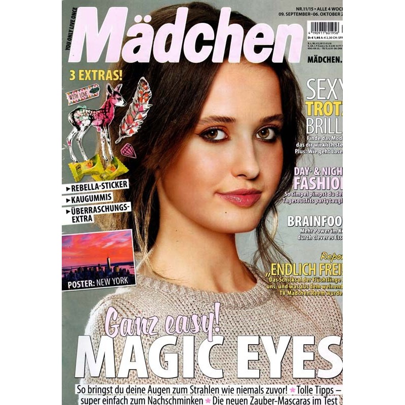 Mädchen Nr.11 / 9 September - 6 Oktober 2015 - Ganz easy! Magic Eyes