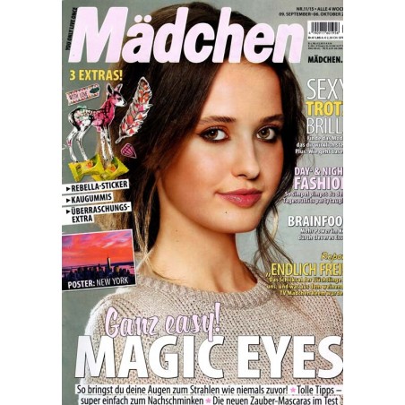 Mädchen Nr.11 / 9 September - 6 Oktober 2015 - Ganz easy! Magic Eyes