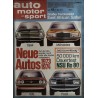 auto motor & sport Heft 10 / 12 Mai 1973 - Neue Autos