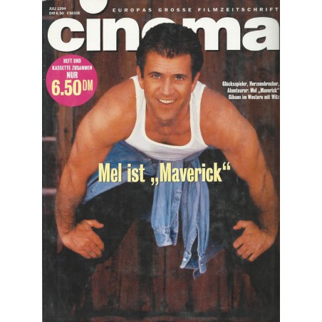 CINEMA 6/94 Juli 1994 - Mel ist Maverick
