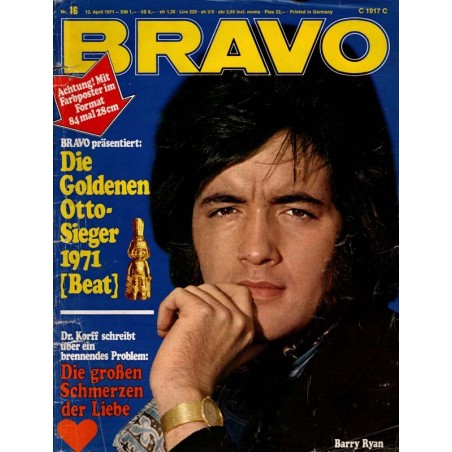 BRAVO Nr.16 / 12 April 1971 - Barry Ryan