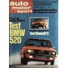 auto motor & sport Heft 22 / 28 Oktober 1972 - BMW 520