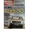 auto motor & sport Heft 18 / 2 September 1972 - Audi 80
