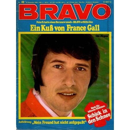 BRAVO Nr.48 / 24 November 1969 - Udo Jürgens