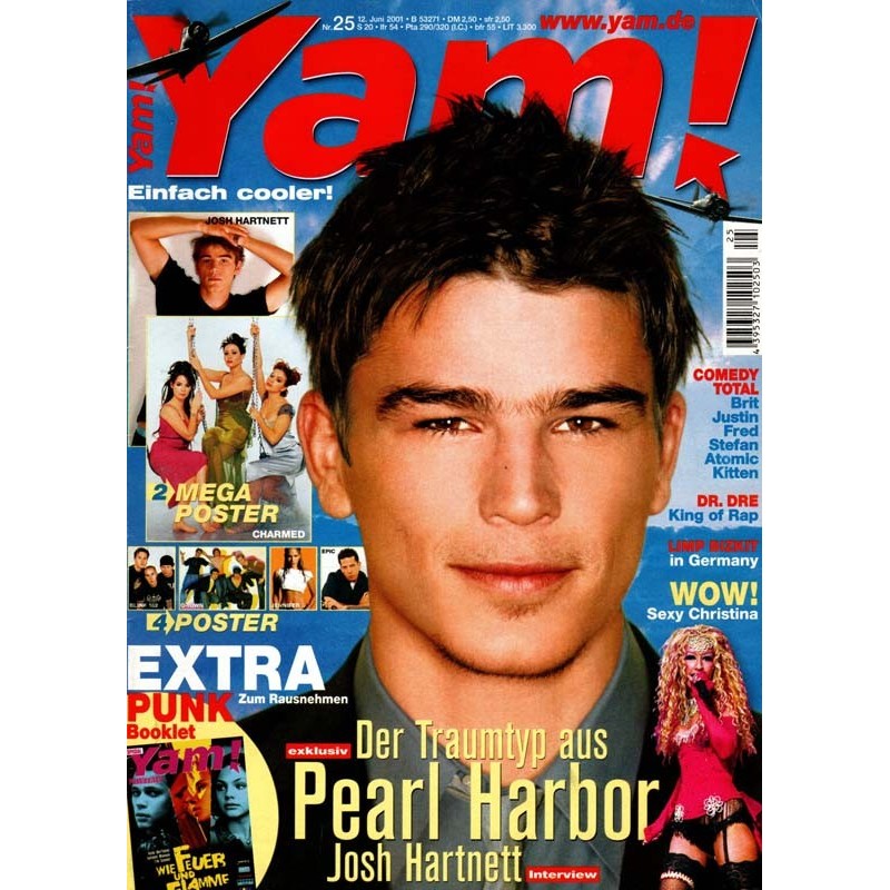 Yam! Nr.25 / 12 Juni 2001 - Josh Hartnett von Pearl Harbor