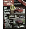 auto motor & sport Heft 22 / 4 November 1981 - Autos im Test