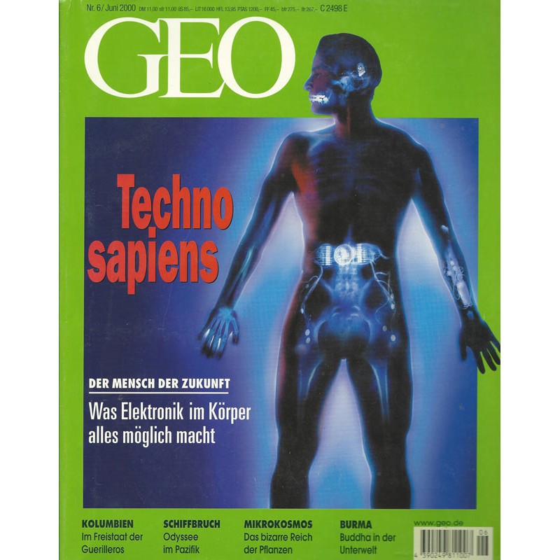 Geo Nr. 6 / Juni 2000 - Techno sapiens