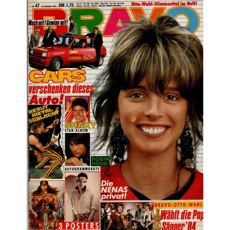 BRAVO Nr.47 / 15 November 1984 - Die Nenas privat!