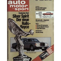 auto motor & sport Heft 9 / 6 Mai 1981 - Rolls-Royce Silver Spirit