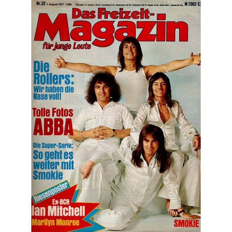 Das Freizeit Magazin... Nr.32 / 1 August 1977 - Smokie