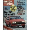 auto motor & sport Heft 14 / 15 Juli 1981 - VW Scirocco GTI