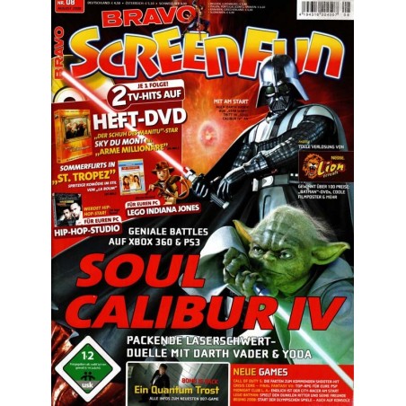 Bravo Screenfun Nr. 8 / August 2008 - Soul Calibur IV