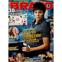 BRAVO Nr.45 / 30 Oktober 2007 - Zac Efron in der Liebes Falle