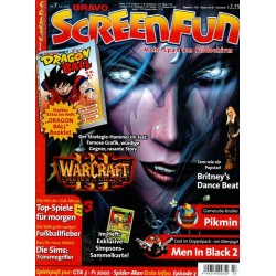 Bravo Screenfun Nr. 7 / Juli 2002 - Warcraft Reign of Chaos CD / DVD