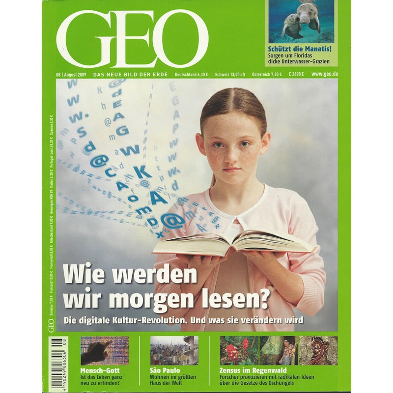 Geo Nr. 8 / August 2009 - Wie werden wir morgen lesen?