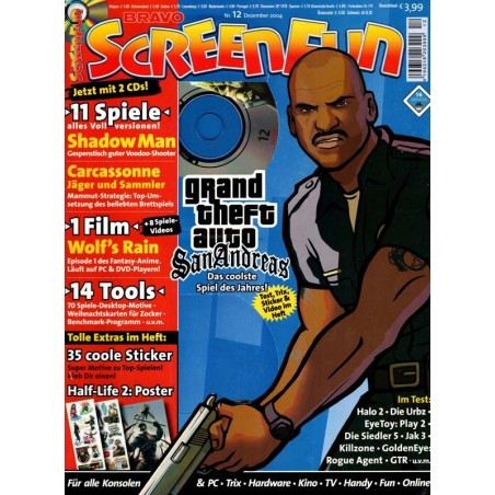 Bravo Screenfun Nr. 12 / Dezember 2004 - GTA San Andreas