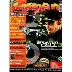 Bravo Screenfun Nr. 4 / April 2005 - Splinter Cell 3 CD / DVD