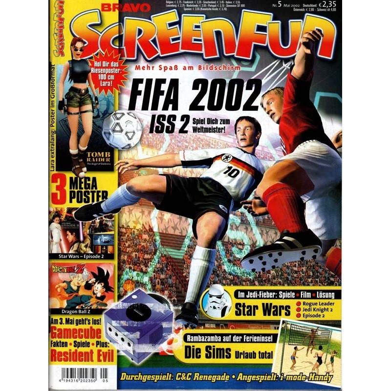 Bravo Screenfun Nr. 5 / Mai 2002 - Fifa 2002 CD / DVD