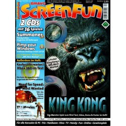 Bravo Screenfun Nr. 12 / Dezember 2005 - King Kong CD / DVD