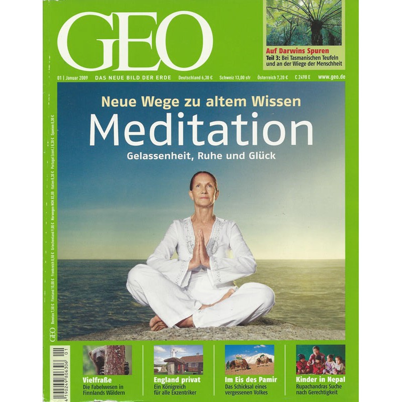 Geo Nr. 1 / Januar 2009 - Meditation