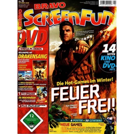 Bravo Screenfun Nr. 10 / Oktober 2008 - Far Cry 2 CD / DVD