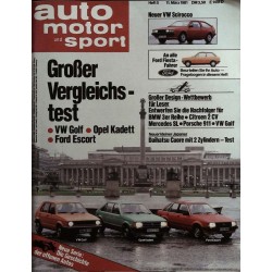 auto motor & sport Heft 5 / 11 März 1981 - Vergleichstest