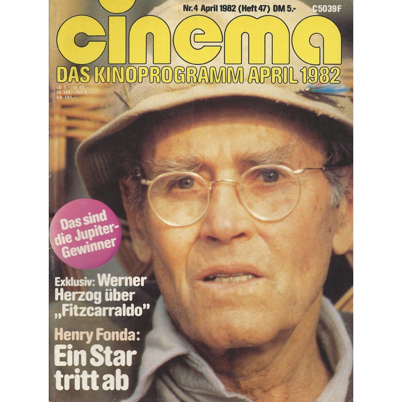 CINEMA 4/82 April 1982 - Henry Fonda: Ein Star tritt ab