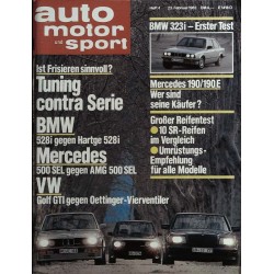 auto motor & sport Heft 4 / 23 Februar 1983 - Tuning contra Serie