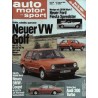 auto motor & sport Heft 16 / 10 August 1983 - Neuer VW Golf