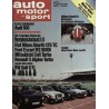 auto motor & sport Heft 18 / 8 September 1982 - Die Kleinen