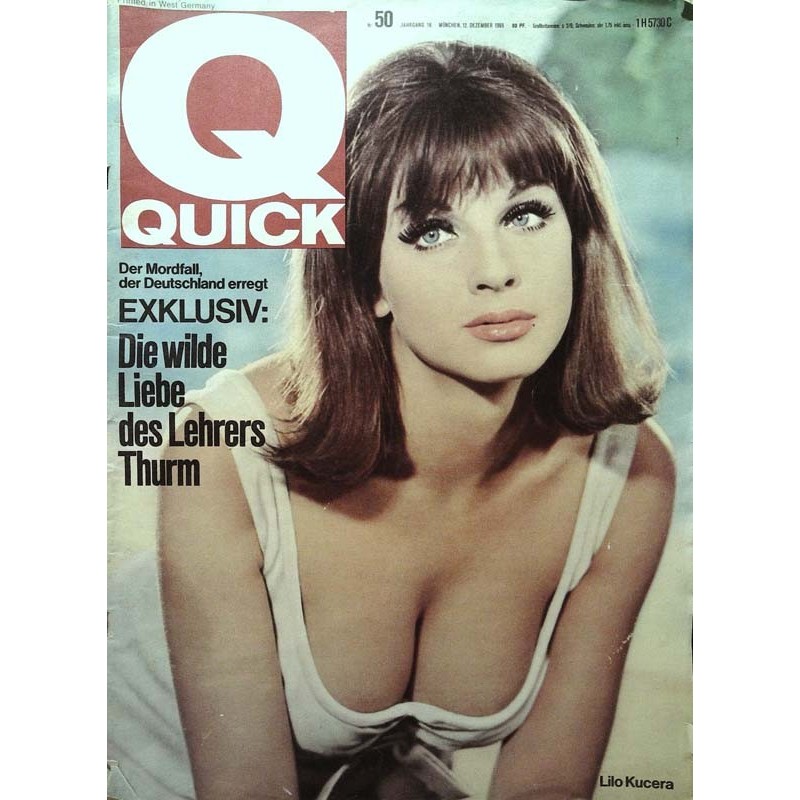 Quick Heft Nr.50 / 12 Dezember 1965 - Lilo Kucera