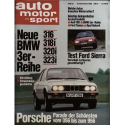 auto motor & sport Heft 23 / 16 November 1982 - BMW 3er Reihe