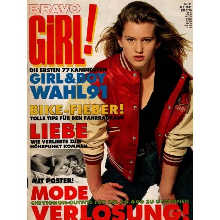 Bravo Girl Nr.11 / 8 Mai 1991 - Mode Verlosung!