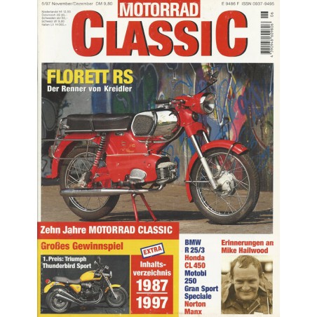 Motorrad Classic 6/97 - November/Dezember 1997 - Florett RS