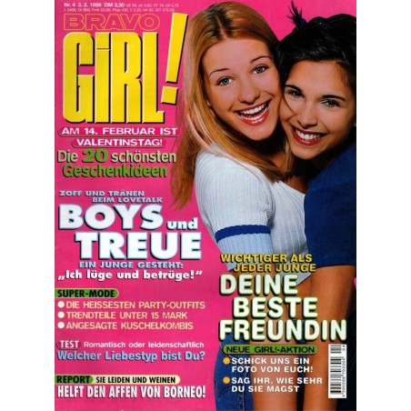 Bravo Girl Nr.4 / 3 Februar 1999 - Deine beste Freundin