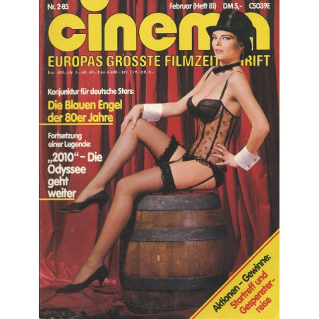 CINEMA 2/85 Februar 1985 - Die Blauen Engel der 80er Jahre