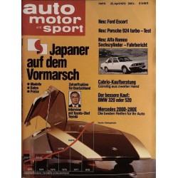 auto motor & sport Heft 9 / 25 April 1979 - Japaner
