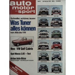 auto motor & sport Heft 5 / 28 Februar 1979 - Tuner