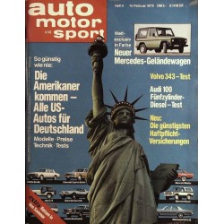 auto motor & sport Heft 4 / 14 Februar 1979 - Die Amerikaner
