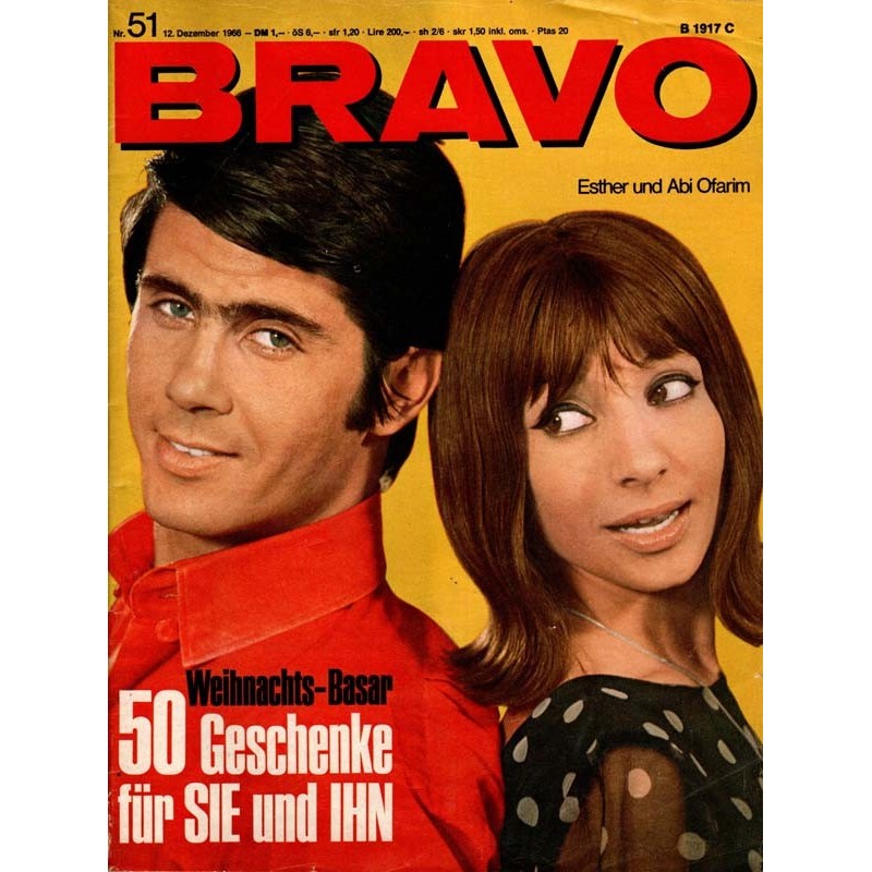 BRAVO Nr.51 / 12 Dezember 1966 - Esther und Abi Ofarim